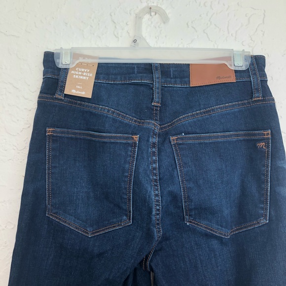 25 Tall Madewell Curvy High Rise Skinny JeanTarren - Picture 6 of 10